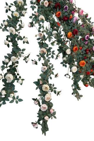 Lot 24pc 50mm / 2 Multi-Color Satin Ribbon Rose Flowers DIY Wedding Bouquet