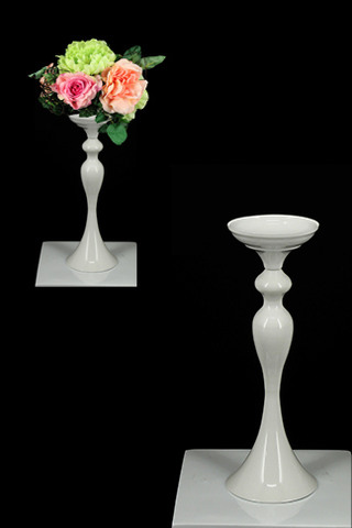 12pc Wedding Eiffel Tower Vase Centerpiece Decorations Clear White Black-6 size, Size: 28